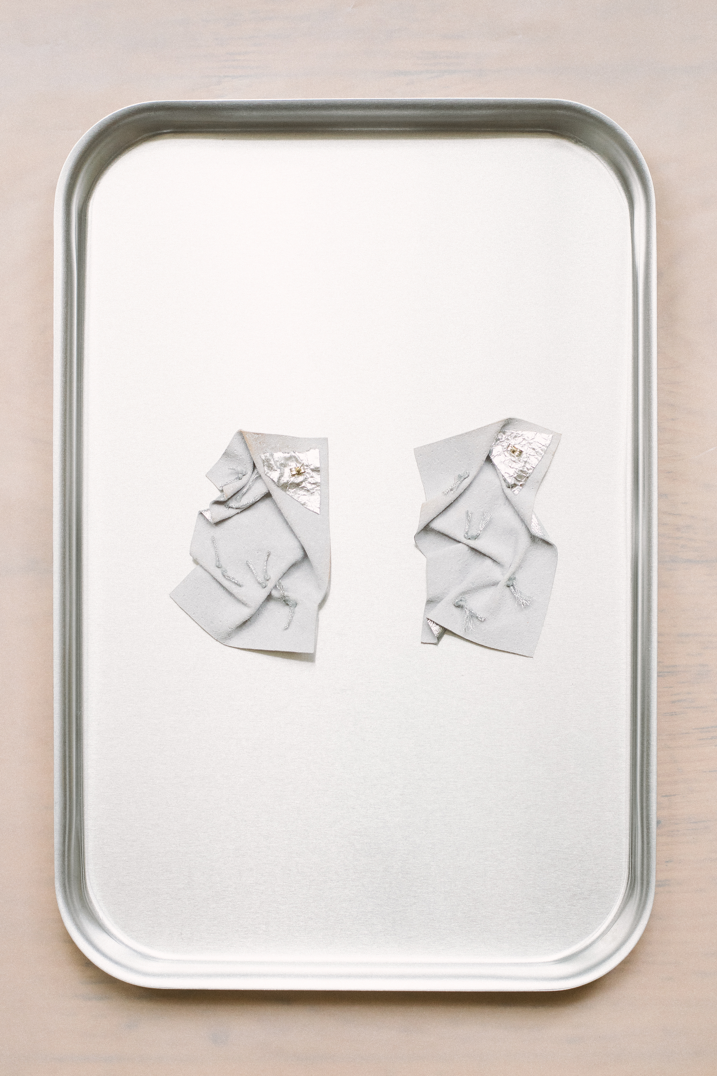 Pizi Fold Earring in Silver