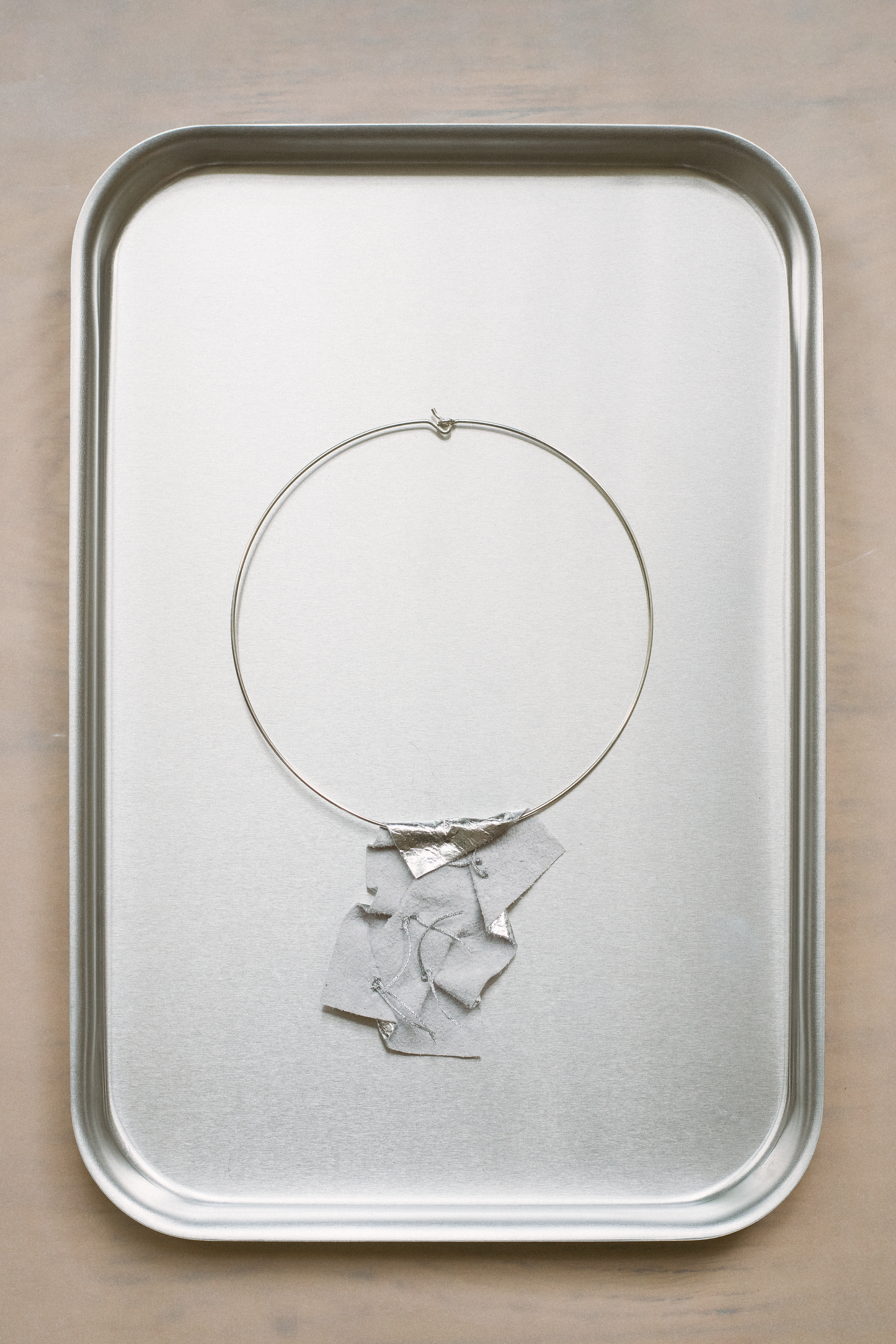 Pizi Fold Choker in Silver