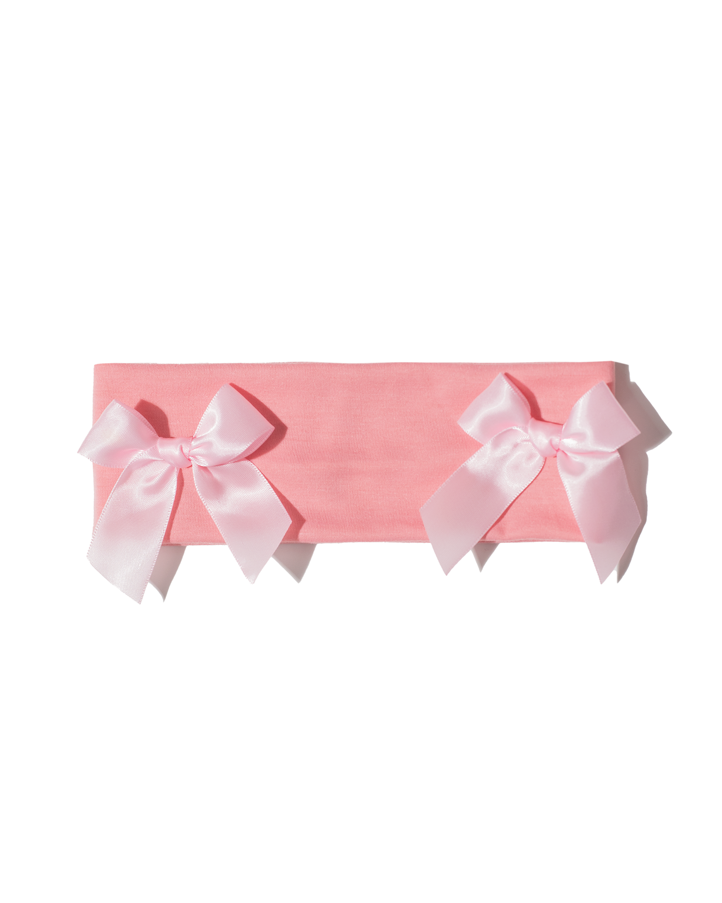 pink headband with two pink bows on both side | Bow Me a Kiss | Baobei Label | Headband | Buttermilk Accessories