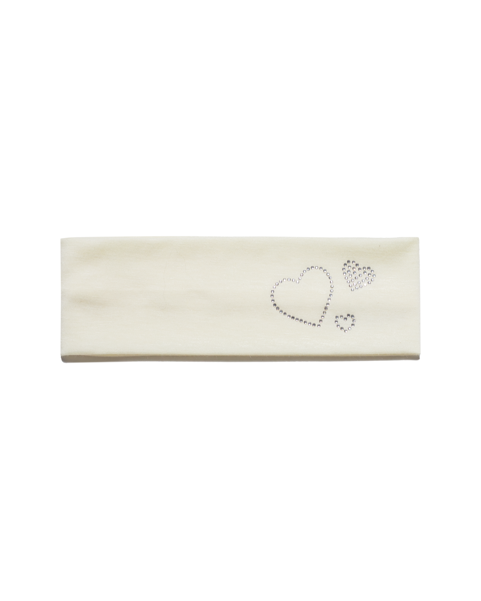 white headband with silver diamonte| Love U in Bunny | White Headband | Baobei Label
